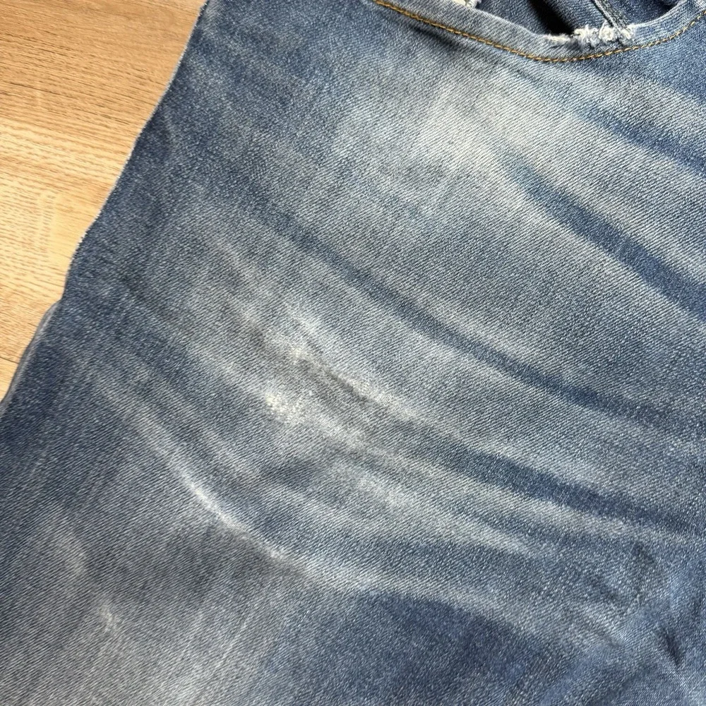 Diesel Iakop Jeans Men 33x34‎ Blue Regular Slim Tapered Stretch Distressed 0802C
